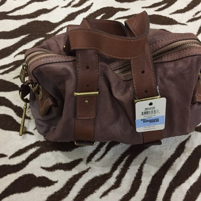tas fossil mason satchel new