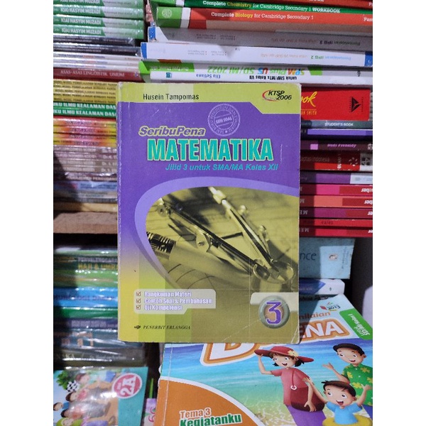 seribupena matematika. kelas 3 SMA. erlangga. ktap