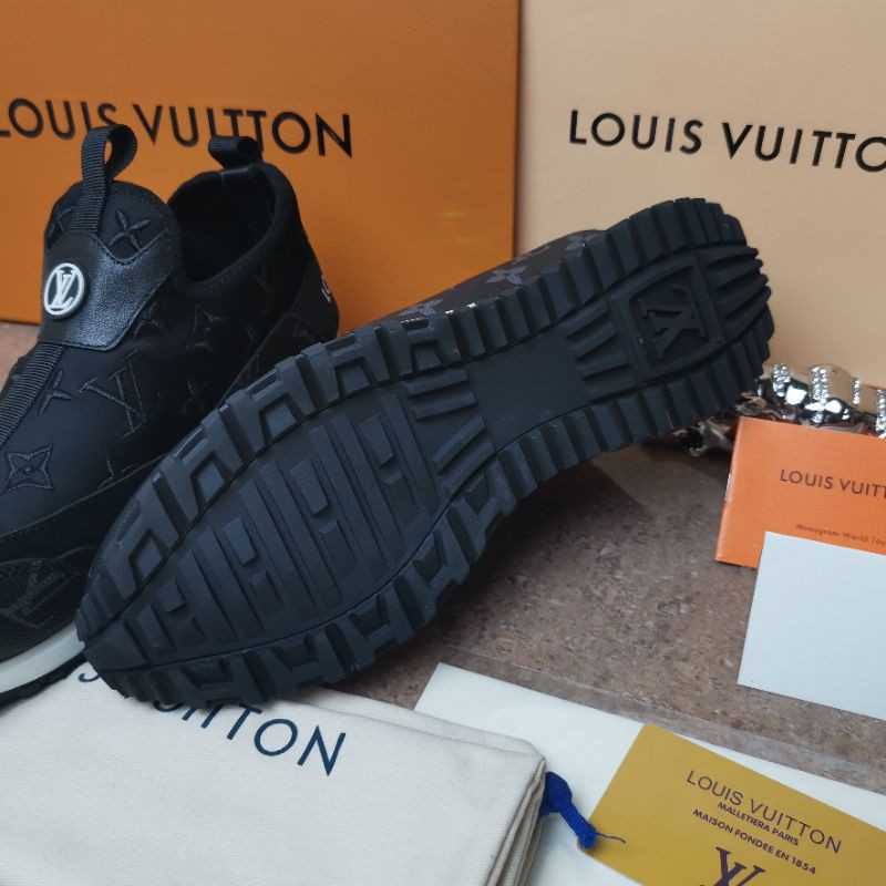 sepatu lv sneaker slip on mirror quality