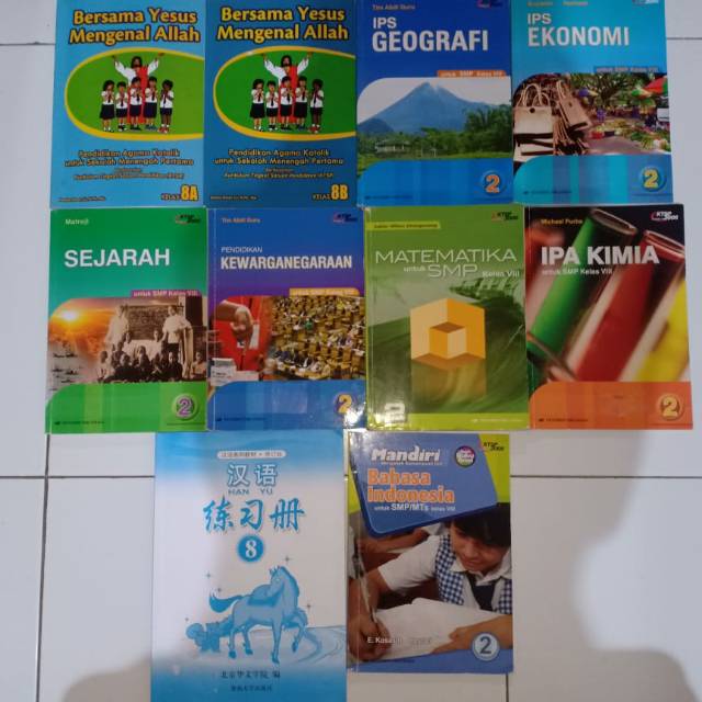 Jual bekas buku SMP 2