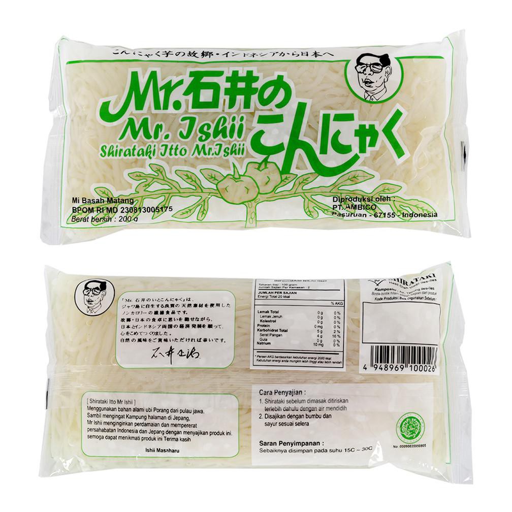 

Ready Stok Ambico - Wet Shirataki Hijau 200Gr - Diet Keto - Low Carbo - Konyaku - Jagapati