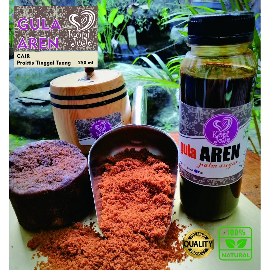 

GULA AREN CAIR MURNI 100% (PREMIUM) - KOPIJOJE 250 ML
