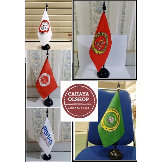 Jual bendera meja INI bendera meja IPPAT bendera meja KAI bendera meja