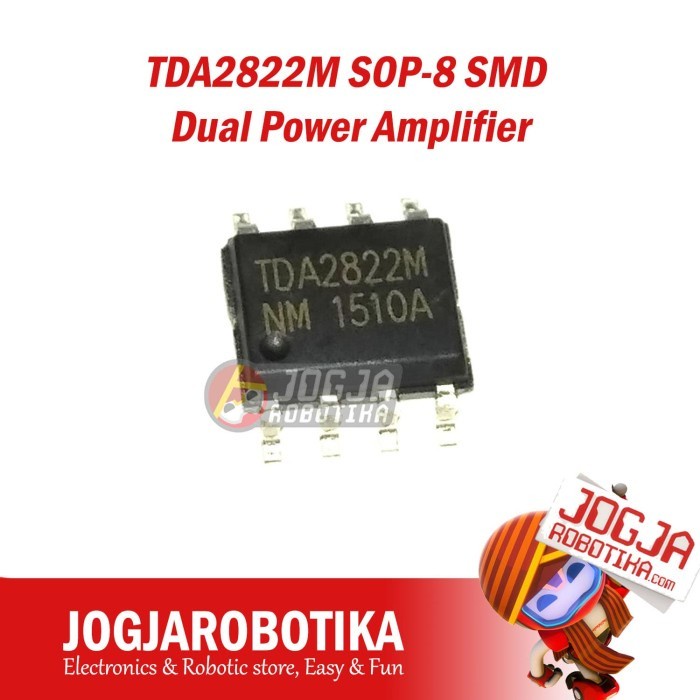 TDA2822M TDA2822 TDA 2822 SOP-8 SMD Dual Power Amplifier