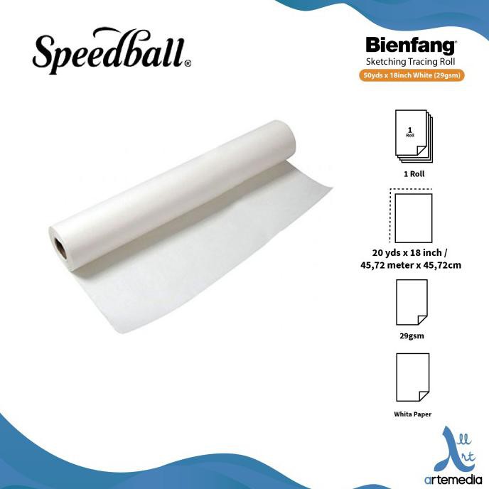 

Limited Kertas Gambar Speedball Bienfang 50Yds X 18Inch Sketching Tracing Roll Bagus