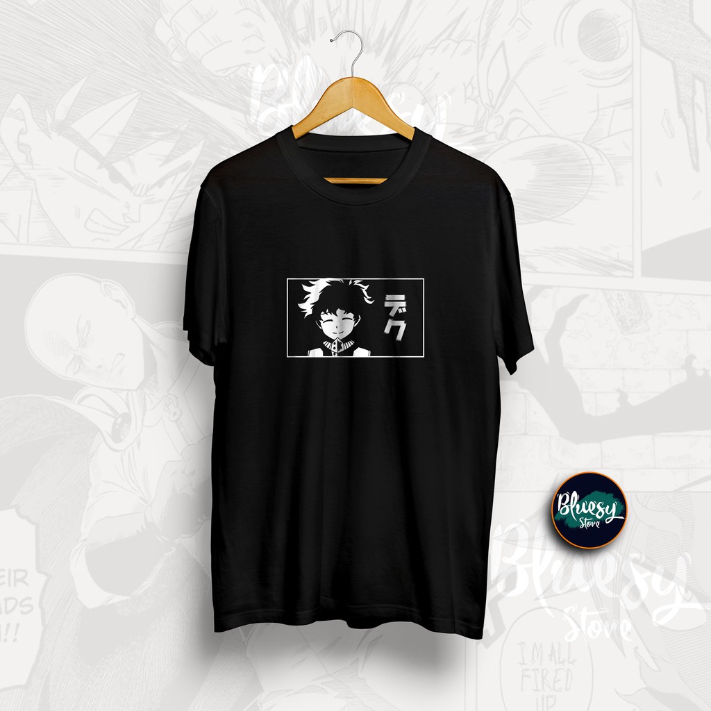 Kaos ANIME BOKU NO HERO ACADEMIA DEKU MIDORIYA IZUKU / BAJU MY HERO ACADEMIA PLUS ULTRA