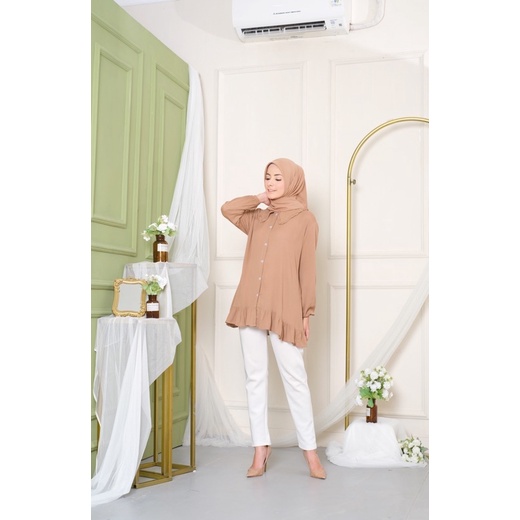 Yora blouse wanita busui korean kekinian-Yora coksu