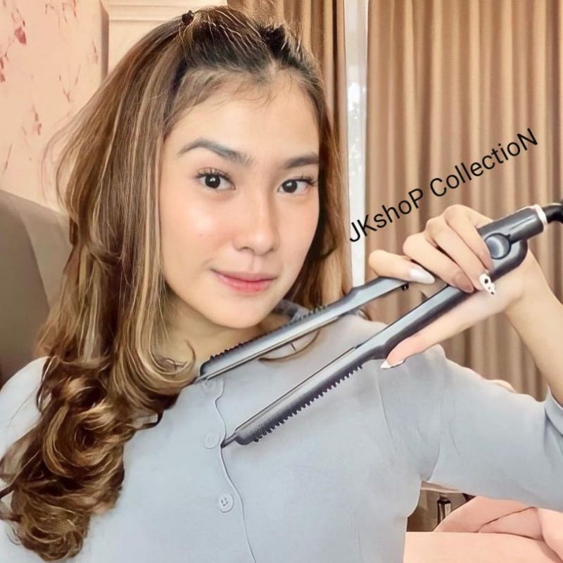 Catok Rambut 2IN1 MITSUYAMA / MS- 5206 / Catok Lurus dan Curly