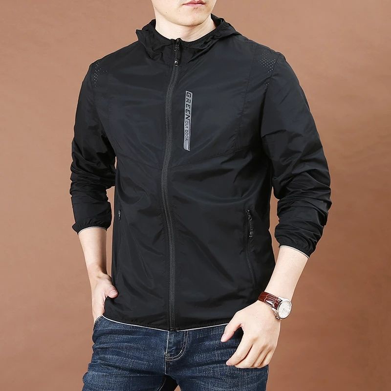 Jaket Olahraga Unisex Parasut Ringan untuk Pria dan Wanita - Running, Jogging, All Size