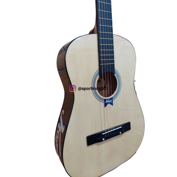 Gitar kapok warna hitam dan natural ORIGINAL Tanpa Tas BONUS BUBBLE WRAP-7