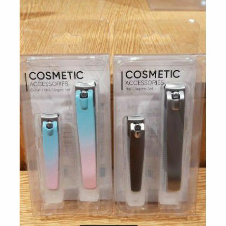 Colorful nail clippers set atau pemotong kuku gunting kuku miniso
