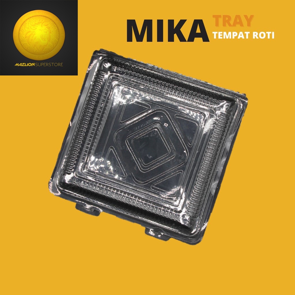Mika Tray Bening - Tempat Kue Bolu - Mika Box Kue Bolu Mini Kukus - TX-1A