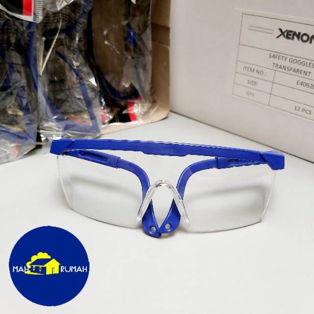 Kacamata Safety Goggle Las Gurinda Gerinda Clear Bening Google - XENON