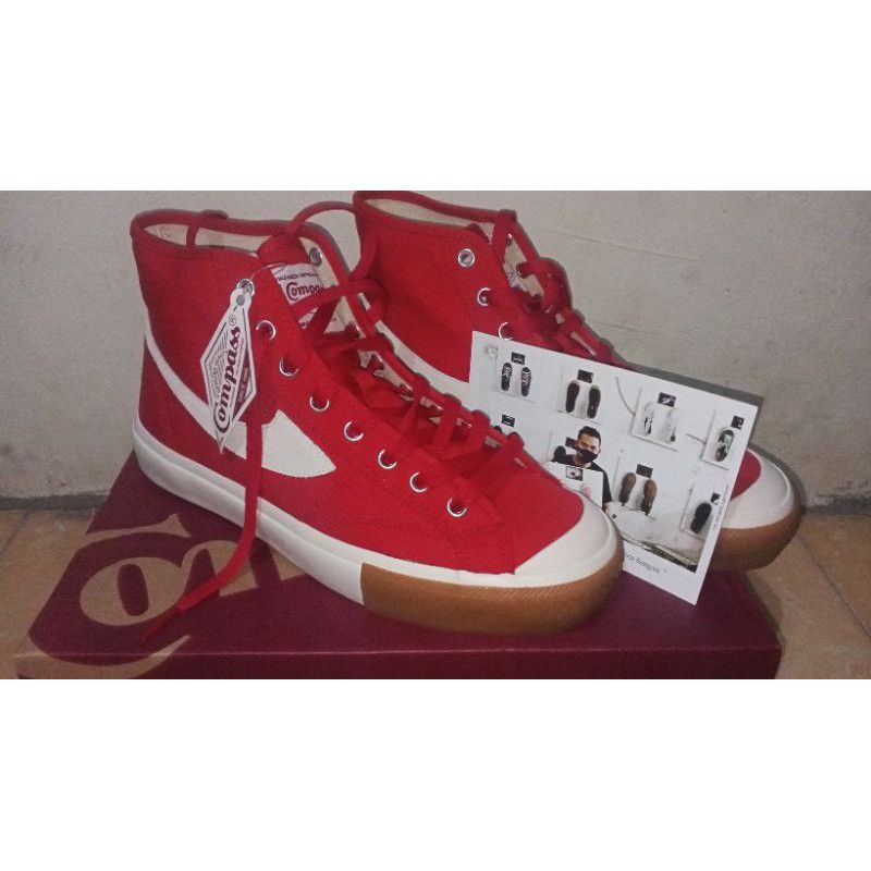 COMPASS GAZELLE RED GUM HI SIZE 41 BNIB (UNDER RETAIL)