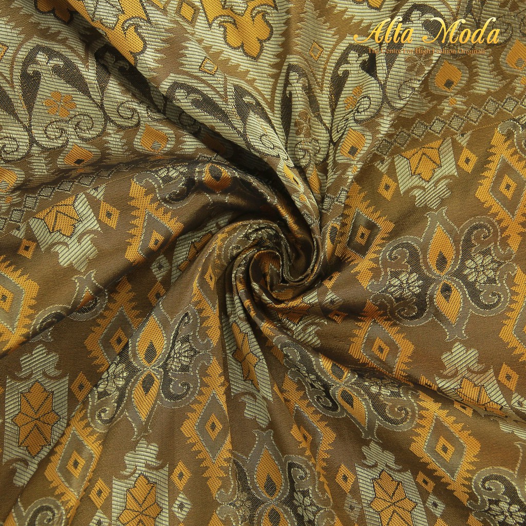 

Alta Moda Songket Motif Palembang Crystal Kuning Gold (1M)