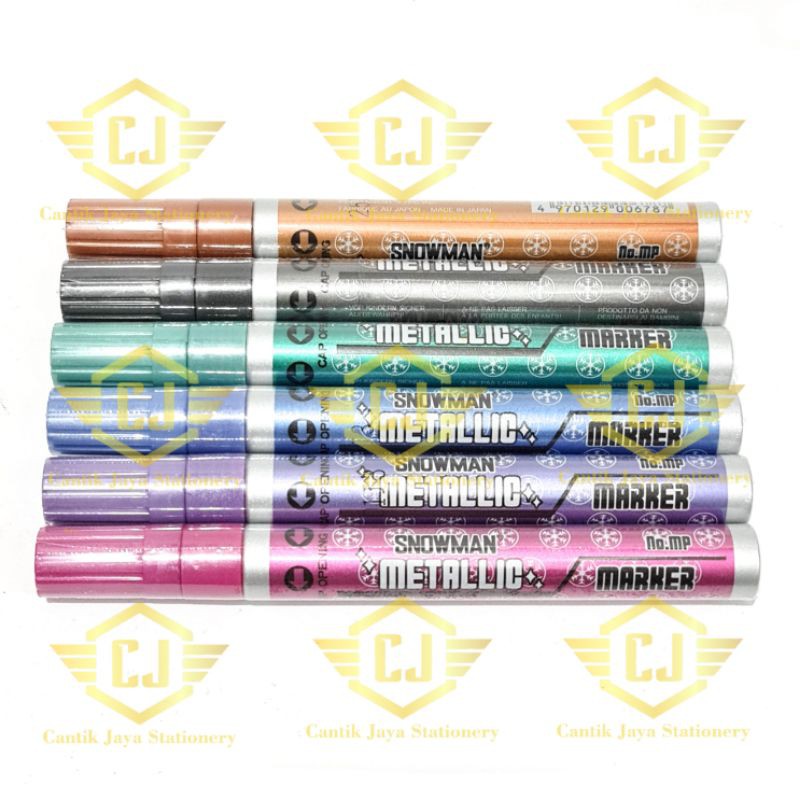 

Spidol SNOWMAN Metallic Paint Marker MP-12 per PCS