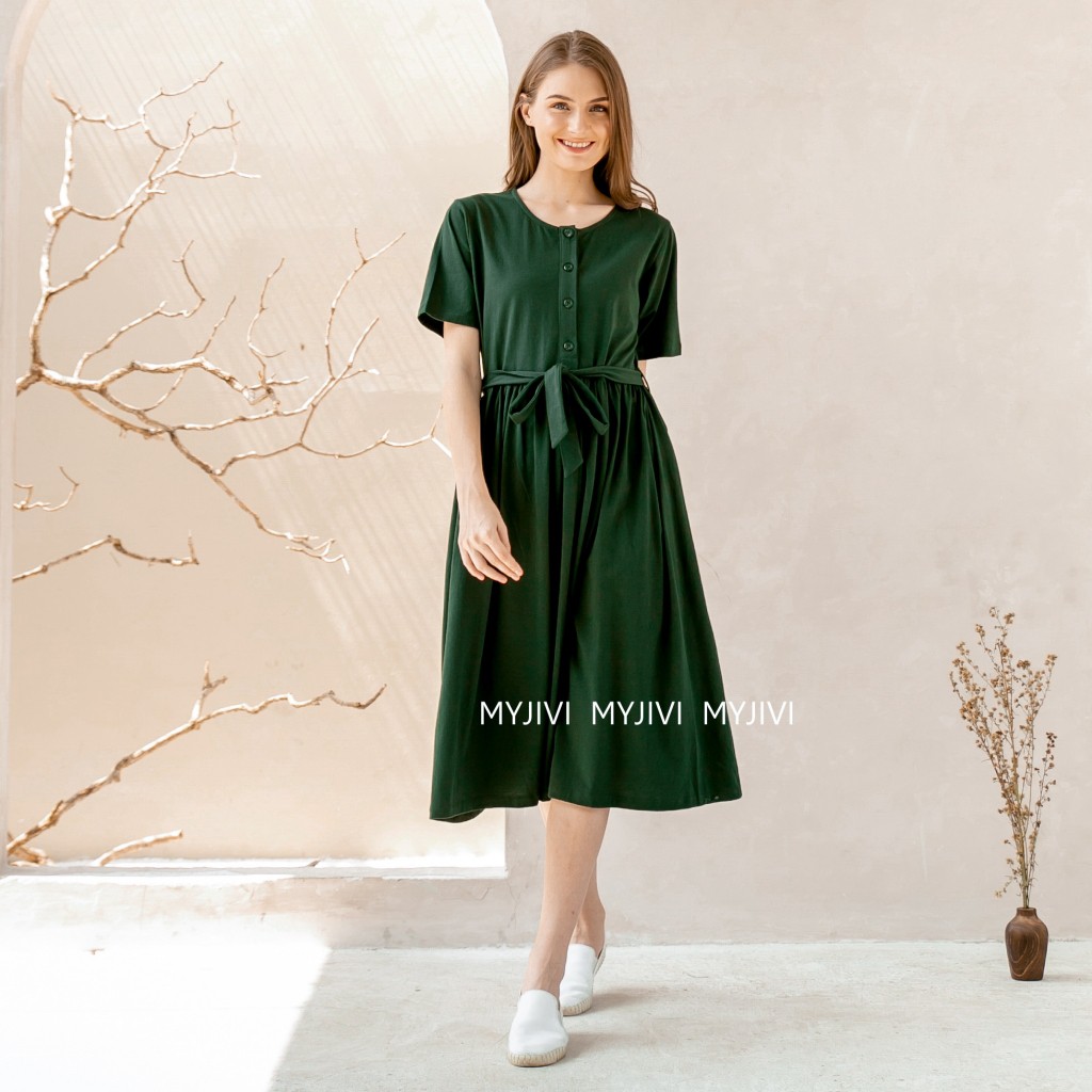 ALEKA MIDI DRESS BY MYJIVI