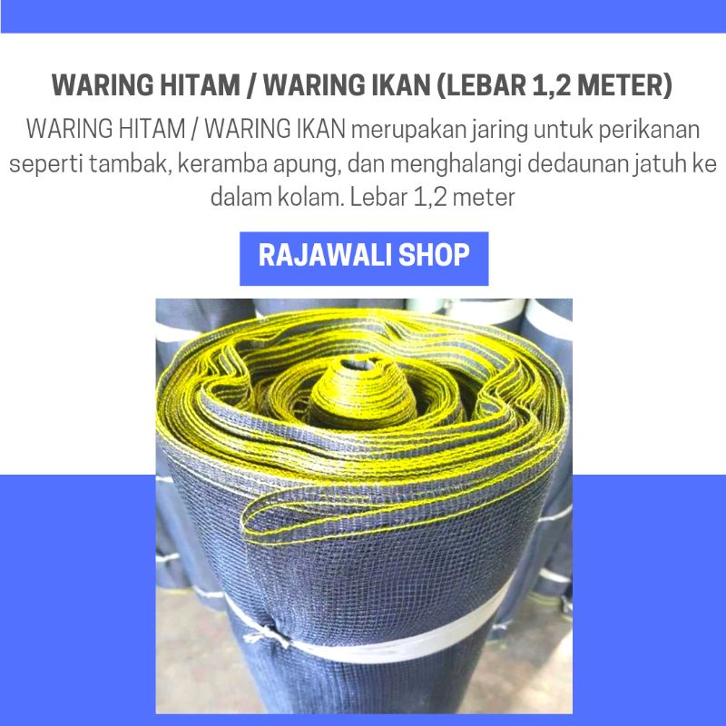 WARING HITAM / JARING HITAM (LEBAR 1,2 METER)