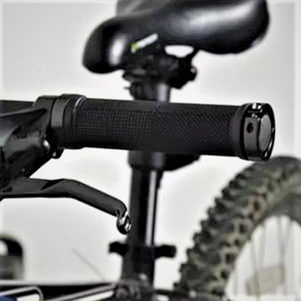 Hand Grip Sepeda double lock Anti selip handle bar stang pegangan ergonomis MTB seli flat bar