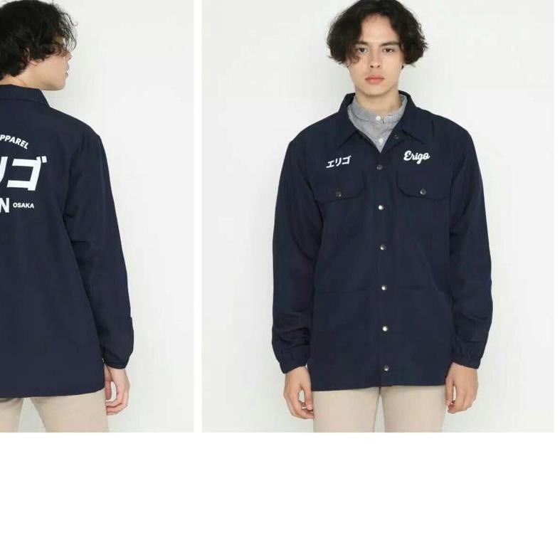 ☈ ERIGO COACH JACKET JAPAN FREE STIKER I JAKET COACH ERIGO I JACKET FUJINKAI I JAKET PARASUT ERIGO J