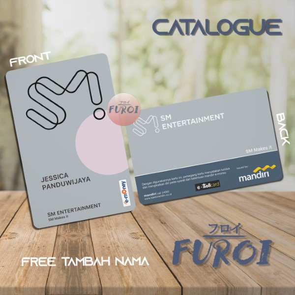 Custom Flazz BCA | Custom Emoney Mandiri | SM Entertainment ID Card