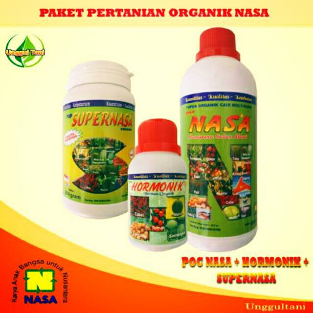 Paket Pupuk Nasa Original / Sprk , Nasa , Hrn / Pupuk Nasa Tanaman Buah Buahan dan Sayur