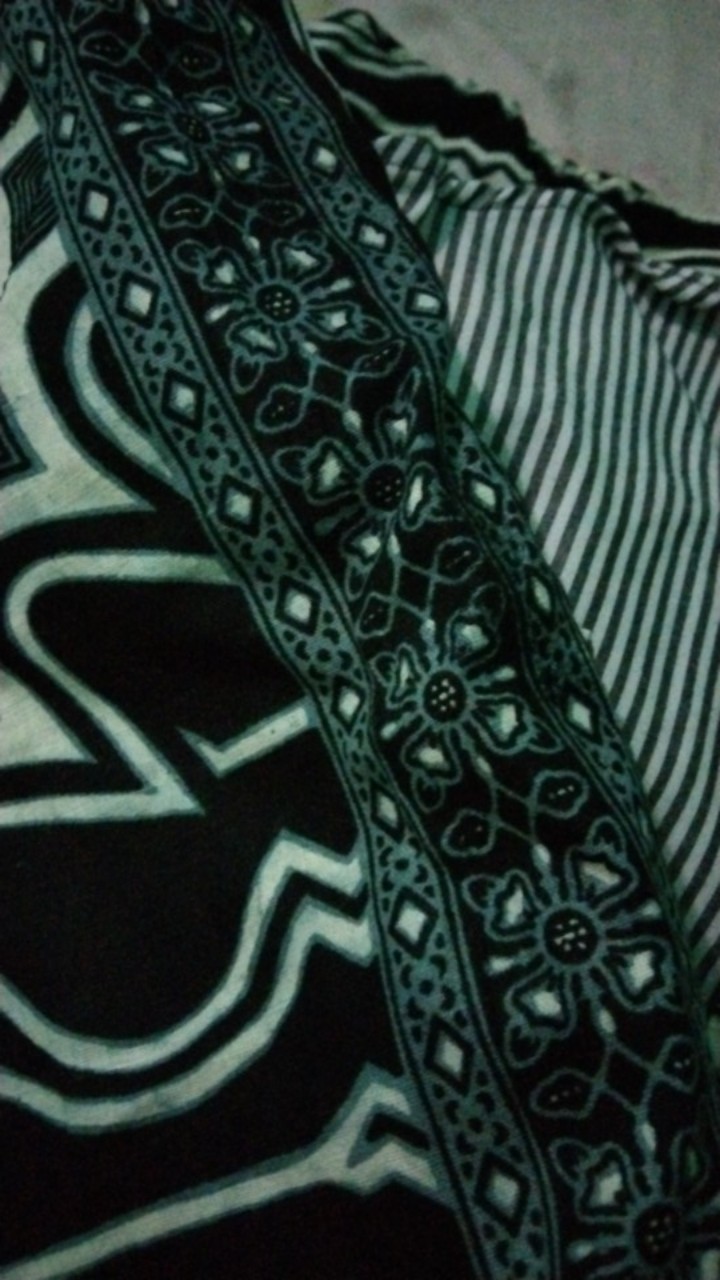 Tey-17 Batik Wanita Asj Sa Hrb026 Kenongo Kemeja Tosca Pendek