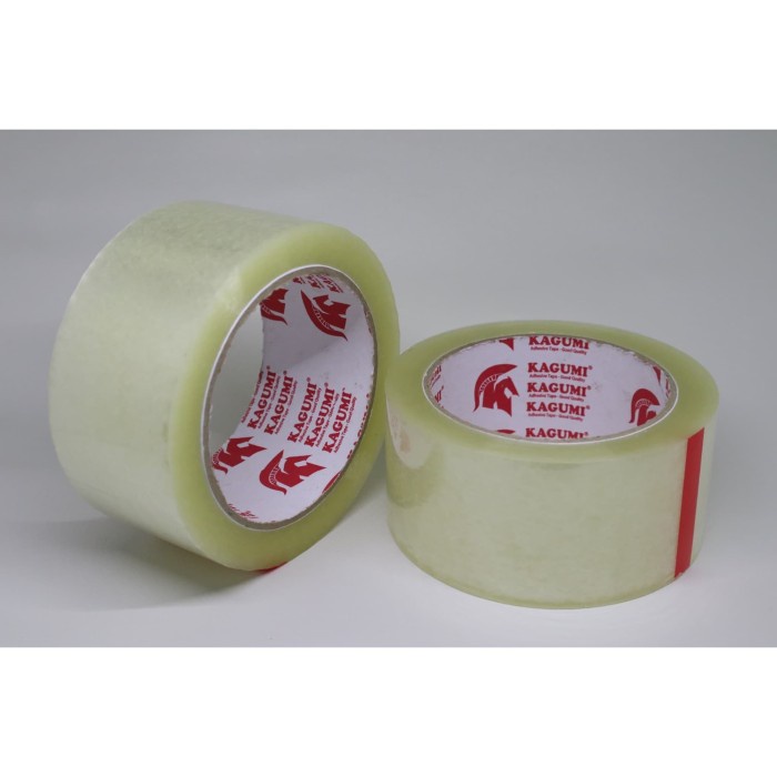 

perekat-pengikat- lakban bening & coklat kagumi 48mm x 90 yard - cokelat -pengikat-perekat.