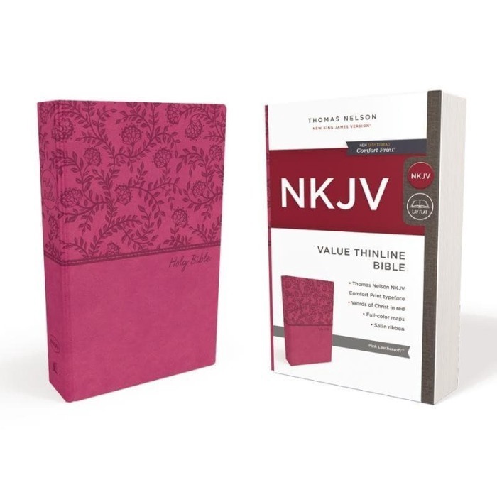 NKJV Value ThinLine Bible (imitation leather) (Pink)