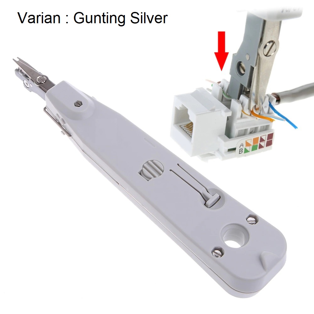 Punch Down Tool 3141 Impact Sitting Wire Pasang Kabel Terminal Block