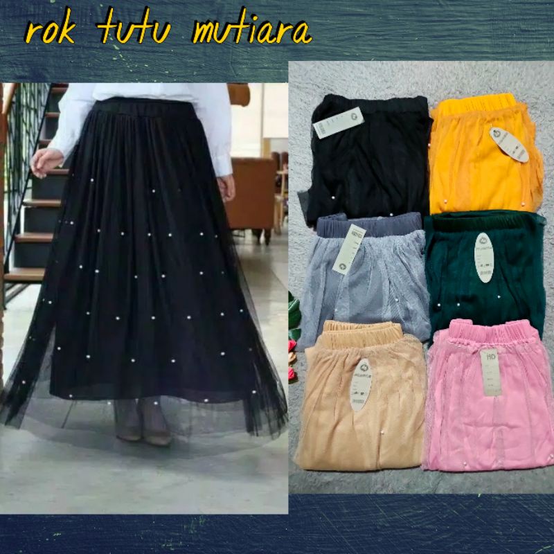 rok tutu muriara