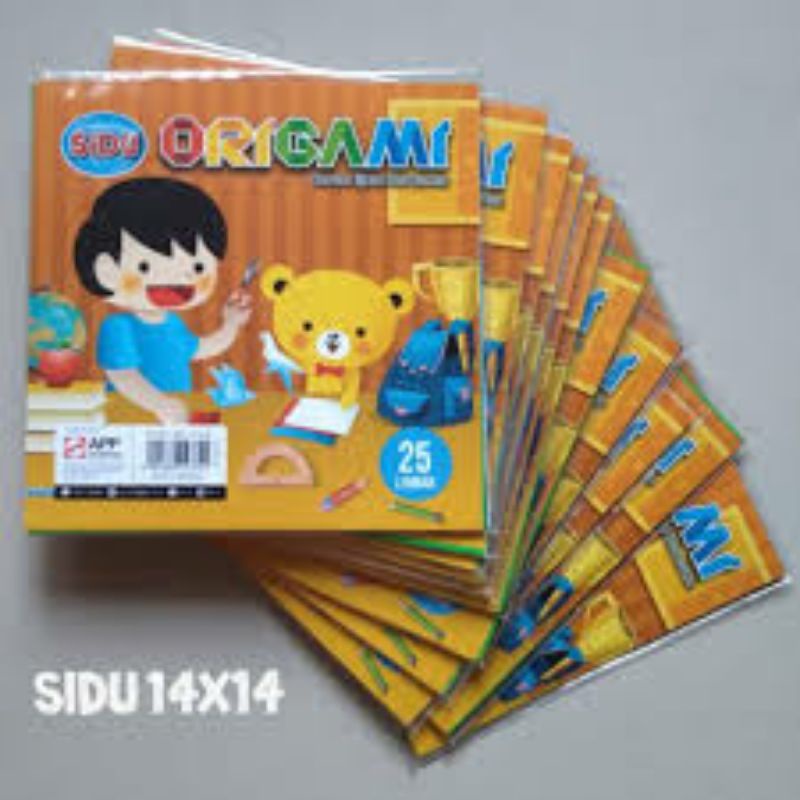 

KERTAS LIPAT SIDU 14 x14 25Lembar