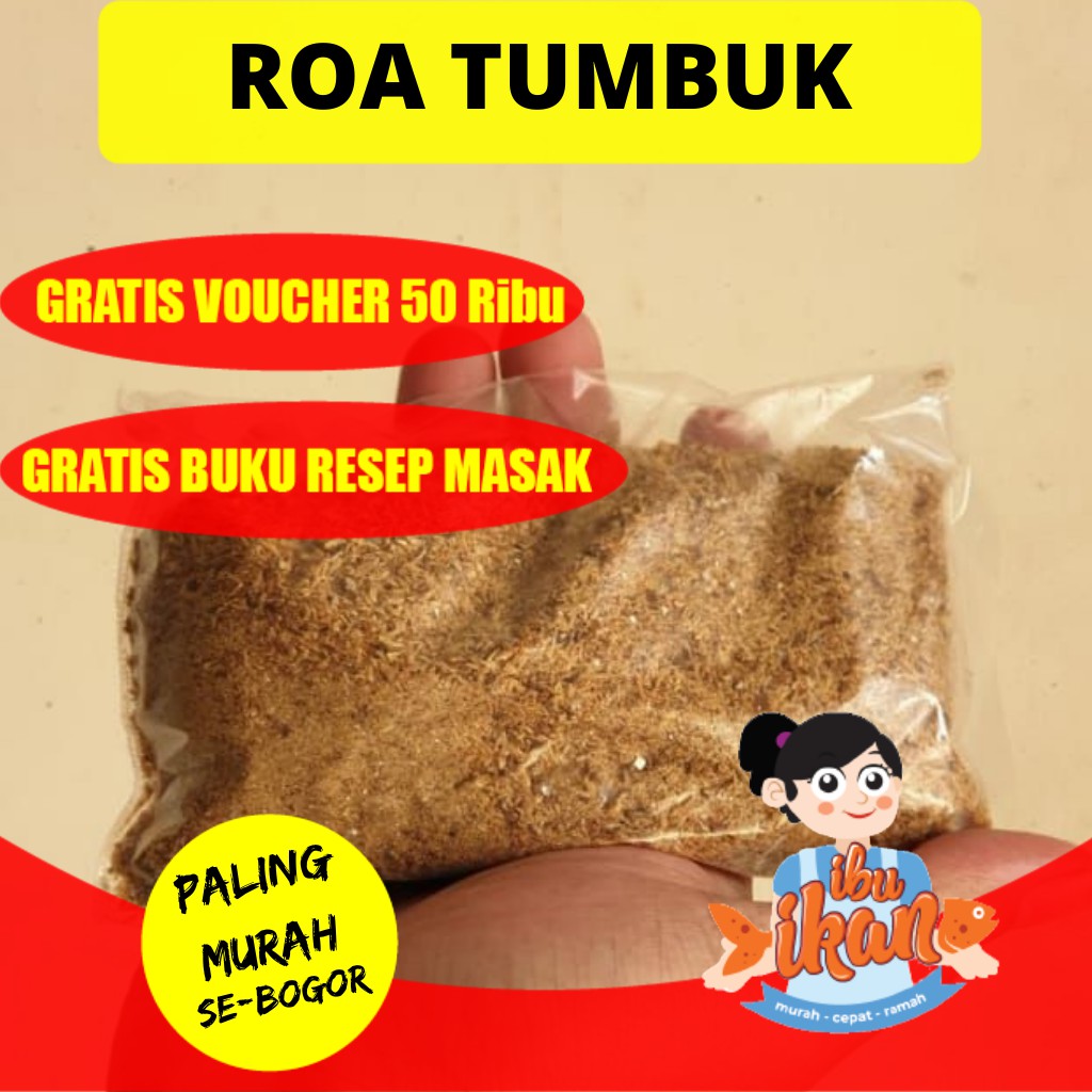 

IKAN ROA TUMBUK GILING HALUS KERING MENTAH ASLI MANADO untuk SAMBEL