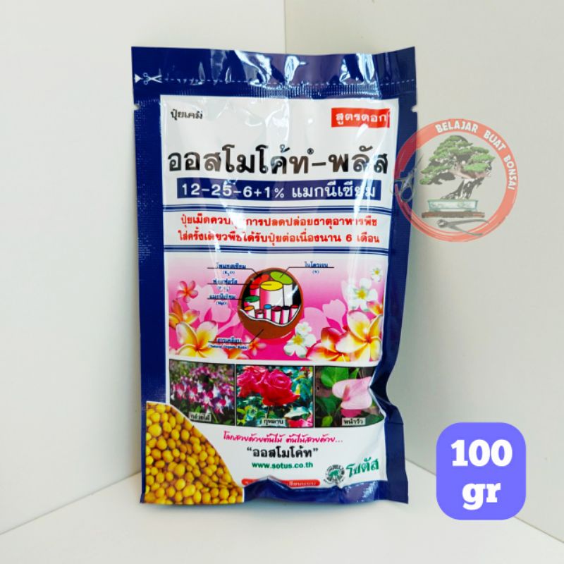 Pupuk Bunga Dekastar 12 25 6+1 Original Kemasan Pabrik 100Gr Thailand