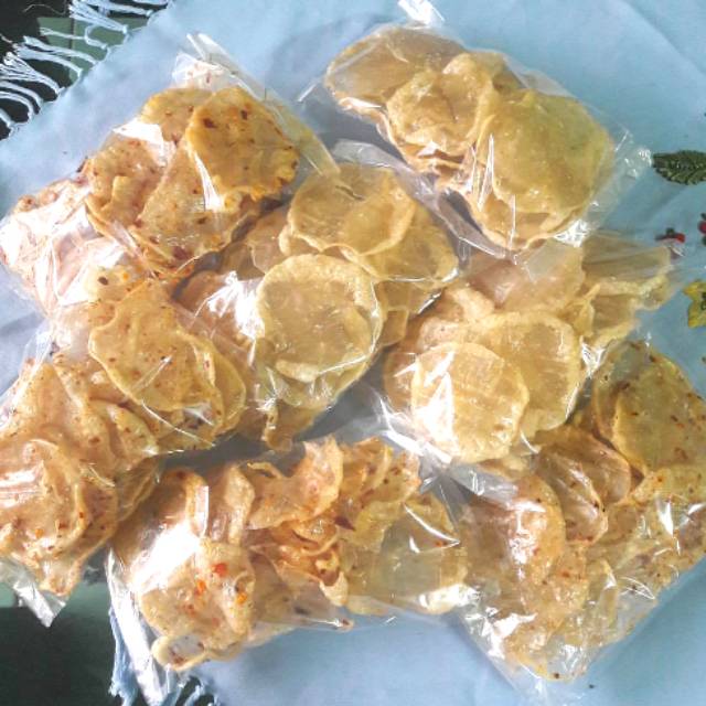 

Keripik kaca/keripik elod/keripik pedas/Kecil