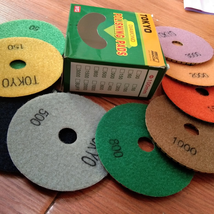 

Diamond polishing pad TOKYO 4" 100 mm per dus isi 10 pcs