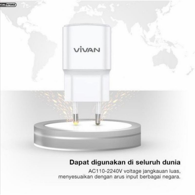 Vivan Quick Power Oval 3.0 II USB Charger 3A 18w