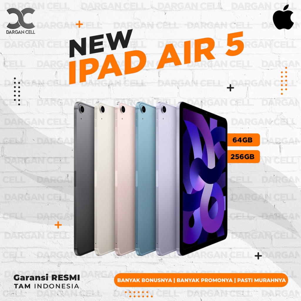 IPAD AIR 5 64GB 256GB WIFI ONLY GARANSI RESMI BUKAN SECOND