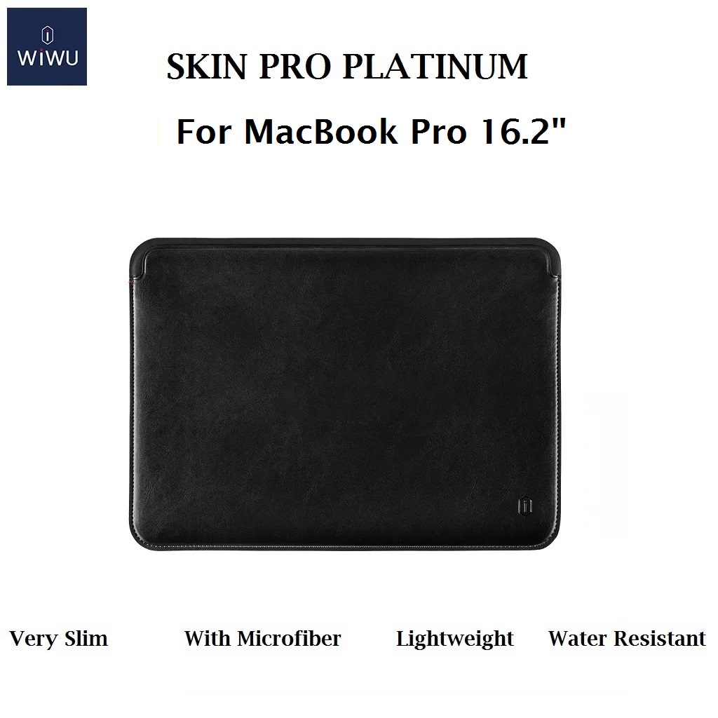 AKN88 - WIWU Skin Pro Platinum 16.2 - Microfiber Leather - Sarung Laptop 16.2