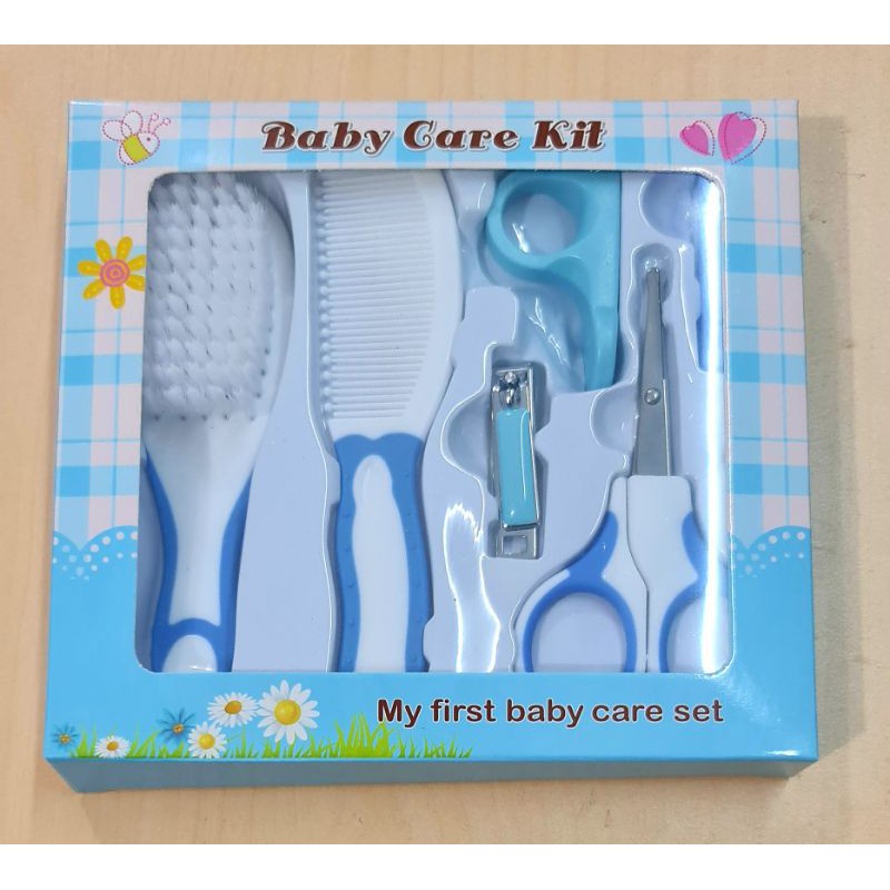Baby Care Kit Set 6 in 1 Perlengkapan Bayi Set Gunting Kuku Sisir Bayi