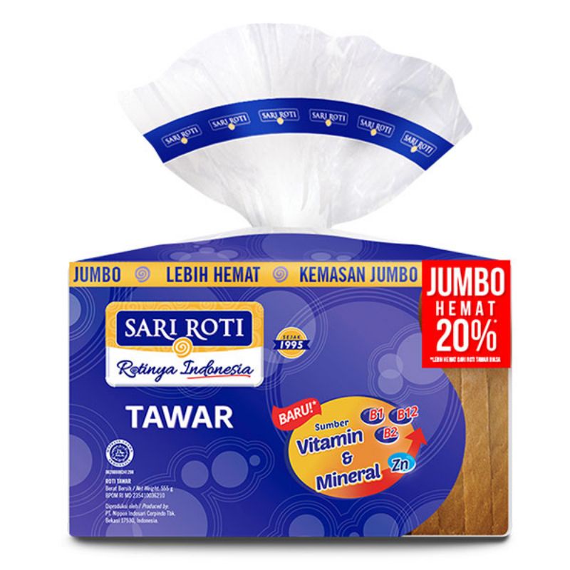 

SARI ROTI Tawar Jumbo