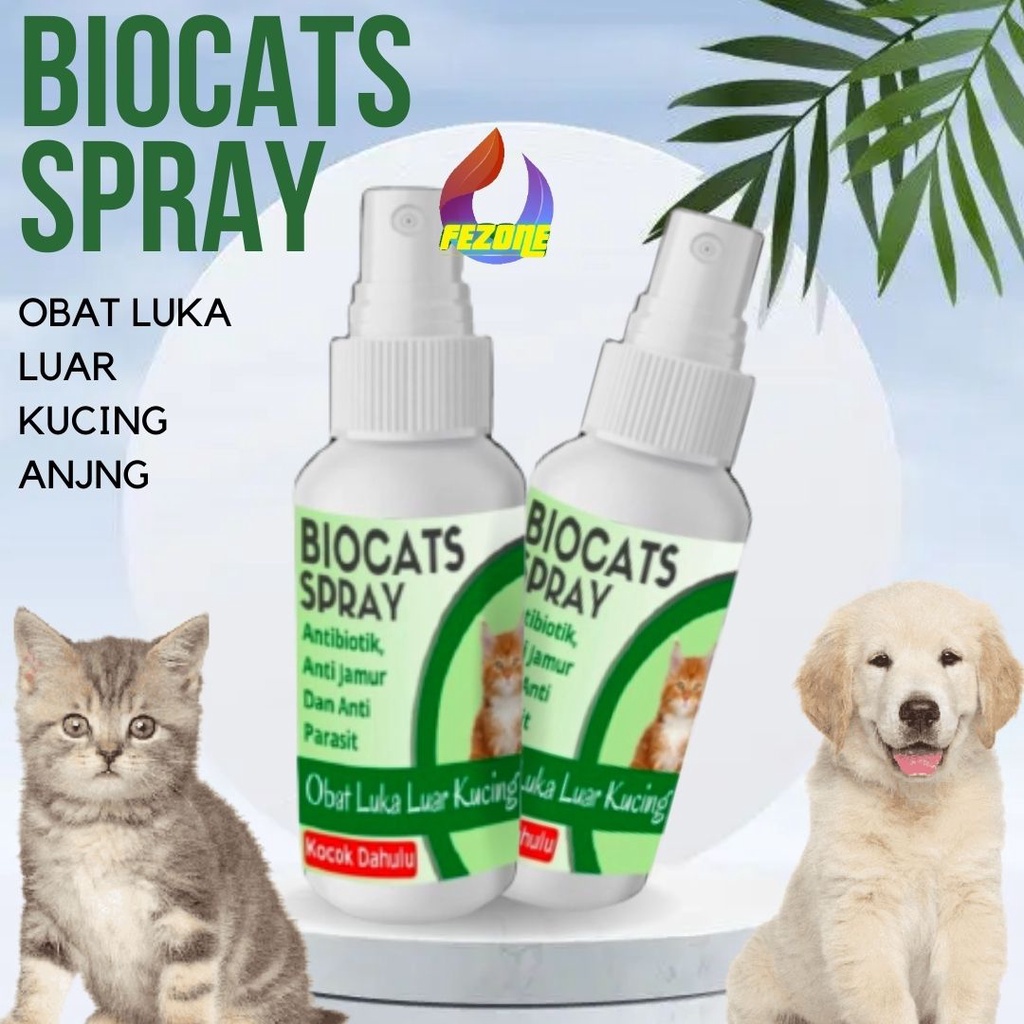 Obat Semprot Untuk Kucing dan Doggy Luka Luar Spray 35ml FEZONE