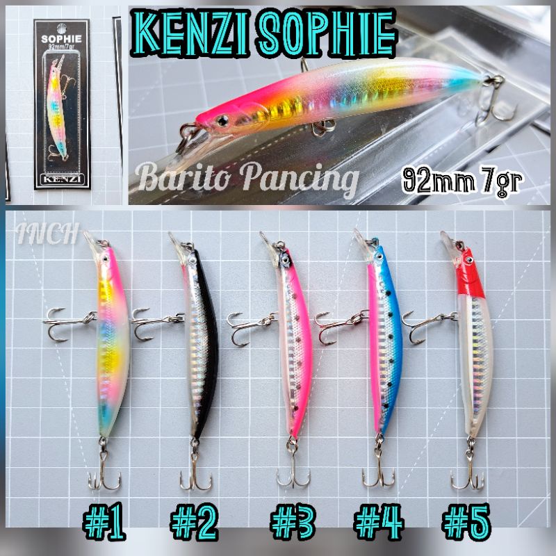 Umpan Pancing Kesting Kenzi Sophie 92mm