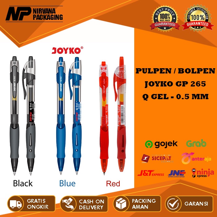 

Al PULPEN / BOLPEN / PEN / PENA GEL JOYKO GP 265 GP-265 Q GEL 0.5 MM