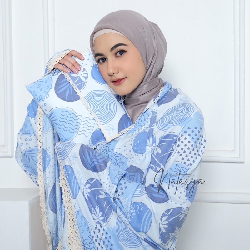 Mukena Rayon Dewasa 2in1 Motif Flora