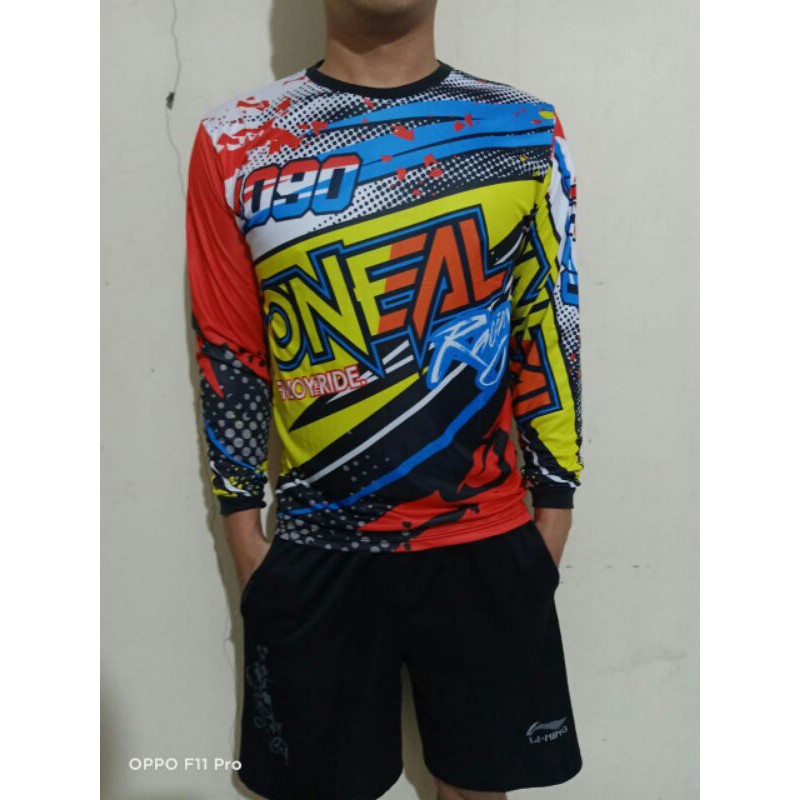 baju motorcross dewasa . jersey trail   /baju balap dewasa L