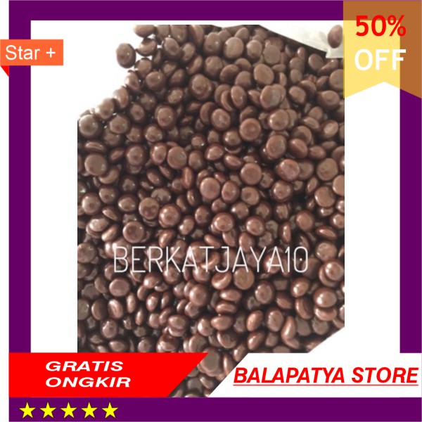 

Choco Chips Lagie Coklat bentuk setengah bulat repack 100 gram