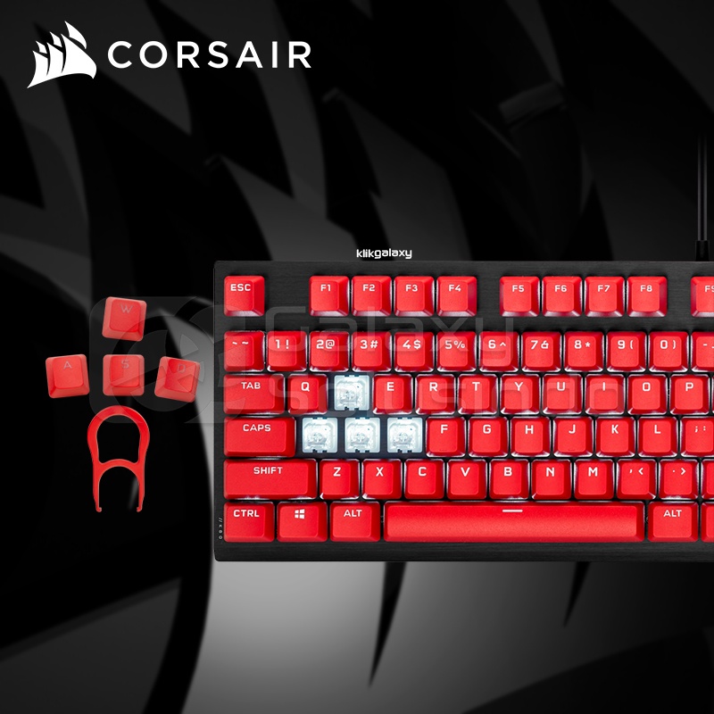 Corsair PBT DOUBLE-SHOT PRO Keycap Mod Kit - Origin Red