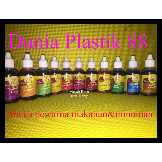 

@30ml PEWARNA cair makanan minuman food colouring koepoe koepoe kupu