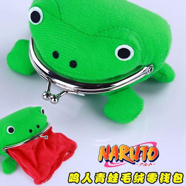 Bisa COD DOKO dompet kodok naruto katak frog dompet koin wallet purse coin anime